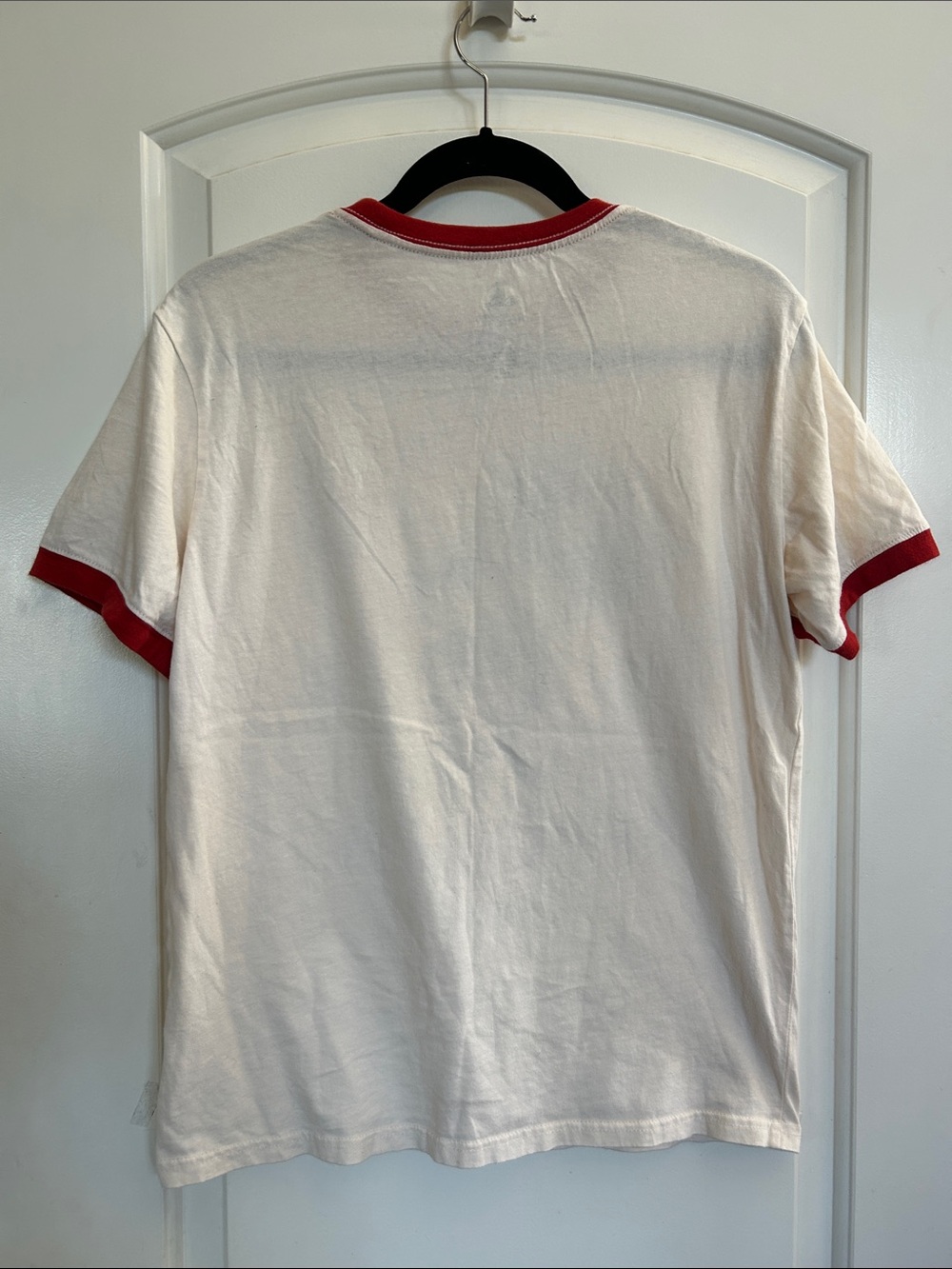 Disney Cream Tee with Red Trim and Mickey Graphic - Picture 6 of 7